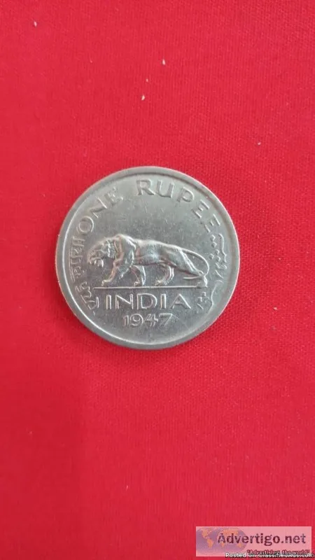 1947 One rupees old coin.