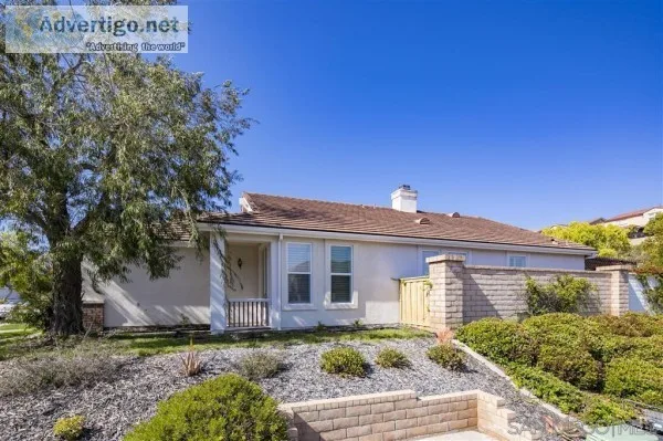Pacific Ridge Single Story 3 Bedroom plus Office 2 Bath Home