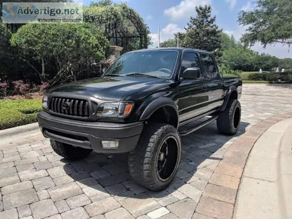 2004 Toyota Tacoma Black Pickup Truck 61608 Miles