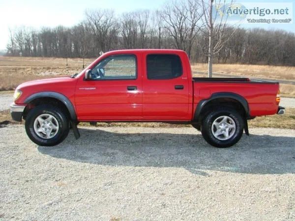 2004 Toyota Tacoma Red Pickup Truck 50041 Miles