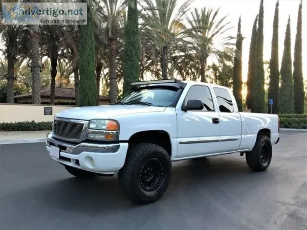 2005 GMC Sierra 1500 White Pickup Truck