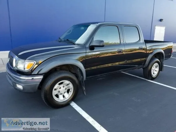 2003 Toyota Tacoma Black Pickup Truck 54612 miles