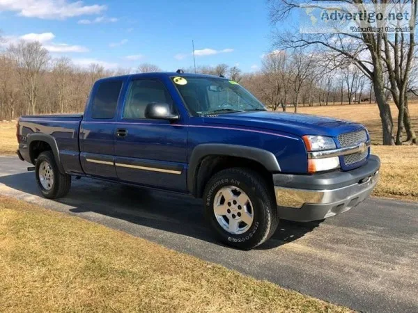 2004 Chevrolet Silverado 1500 Z71 Blue Pickup