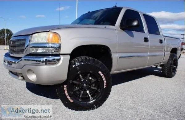2004 GMC Sierra 1500 Silver Pickup Truck 59052 Miles