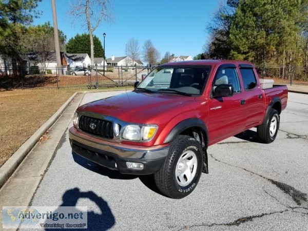 2004 Toyota Tacoma Burgundy Pickup Truck 48030 miles