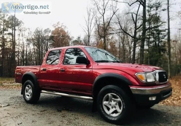 2004 Toyota Tacoma Red Pickup Truck 61617 miles