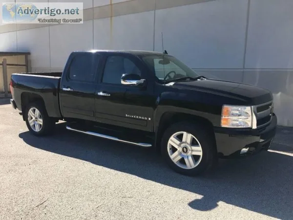 2007 Chevrolet Silverado 1500 LTZ Black Pickup Truck