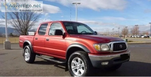 2004 Toyota Tacoma Red Truck Pickup 61620 Miles