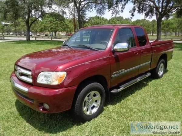 2005 Toyota Tundra SR5 Red Pickup Truck