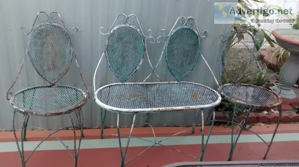 Vintage Wrought Iron Patio Furniture