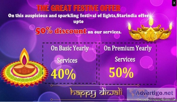 Diwali Discount Offer by StarIndia Market Research