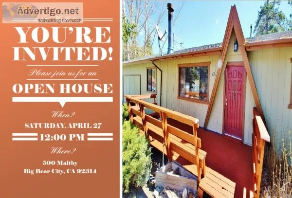 Open House 500 Maltby Boulevard Big Bear City CA 92314