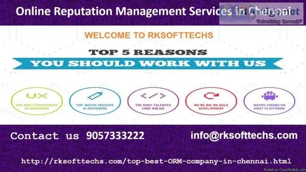 Online Reputation Management Services in Chennai