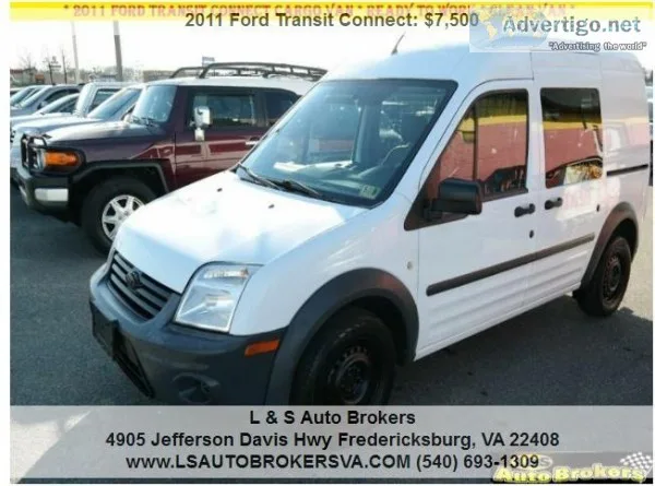 2011 FORD TRANSIT CONNECT XL MINI CARGO VAN