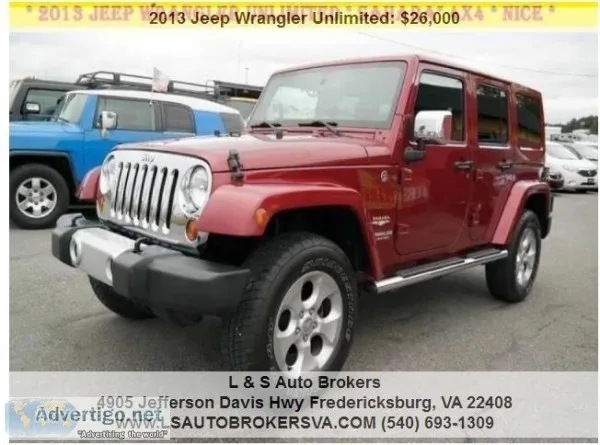2013 JEEP WRANGLER UNLIMITED4X4SA HARA