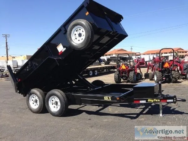 7x12 Dump Trailers Big Tex Dump Trailer 10LX-12 GVWR 9990 lbs