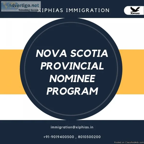 Nova Scotia Provincial Nominee Program  XIPHIAS Immigration
