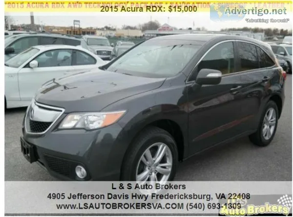 2015 ACURA RDX TECHNOLOGY PACKAGENAVIGATION SUNROOF