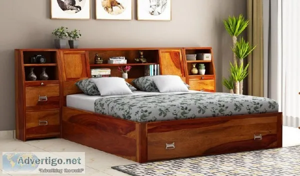 Sale on wooden storage bed in Chennai at Wooden Street