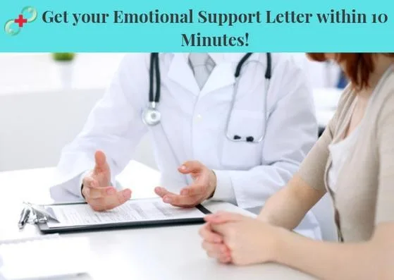 Get your emotional support letter within 10 minutes