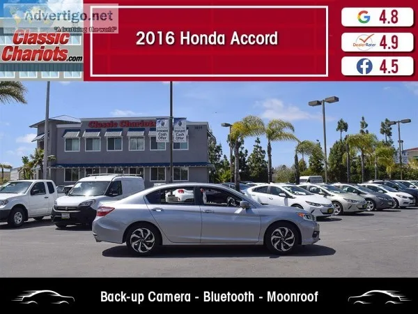 Used 2016 Honda Accord EX for Sale in San Diego - 19609