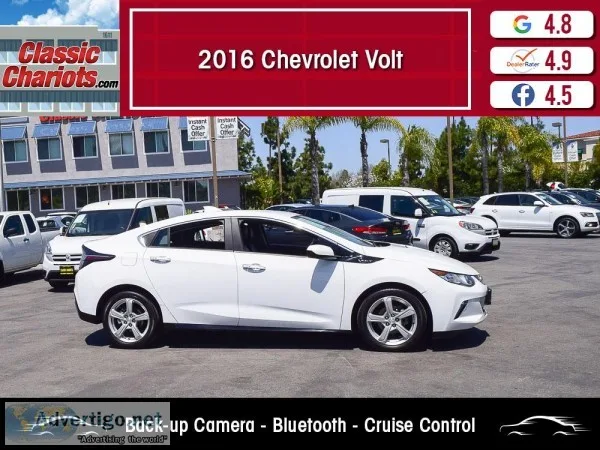 Used 2016 Chevrolet Volt LT for Sale in San Diego - 19567