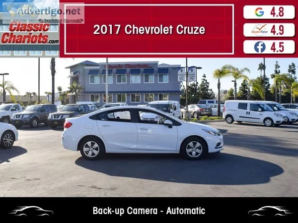 Used 2017 Chevrolet Cruze LS for Sale in San Diego - 19592