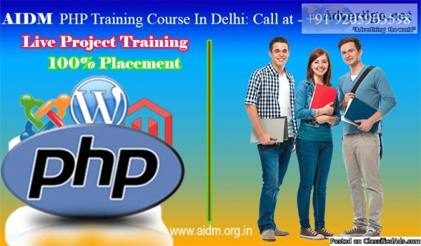 PHP Training Institute in Delhi By AIDM