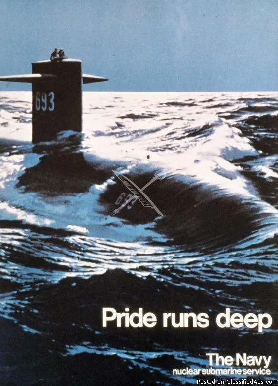 Vintage metal ArmyNavy recruitment signs