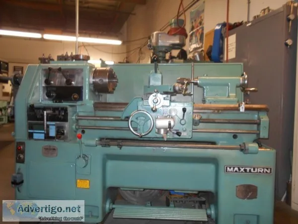 Maxturn Lathe Turning Cap. 14&quot O.D. ( San JoseCa.)