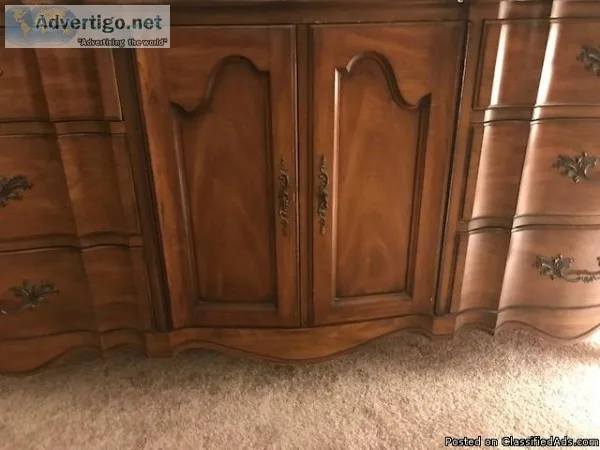Solid wood dresser