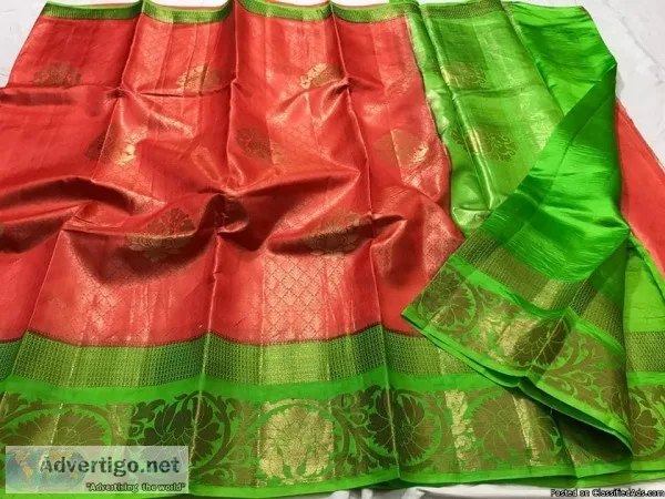 elegant Pure kanchi koravai pattu sarees available