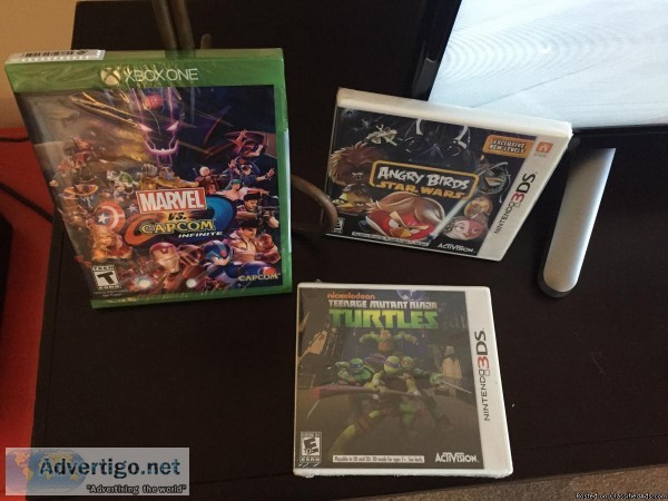 Brand NEW Xbox one and Nintendo 3DS games