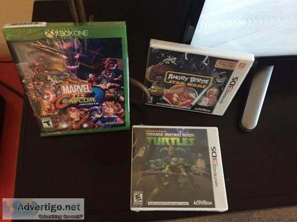 Brand NEW Xbox one and Nintendo 3DS games