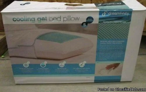 Dreamfinity Memory Foam Pillow With Hydraluxe Cooling Gel
