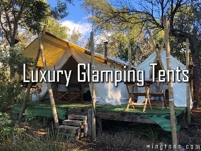 Experience Luxury Glamping Tents with Modern Conveniences