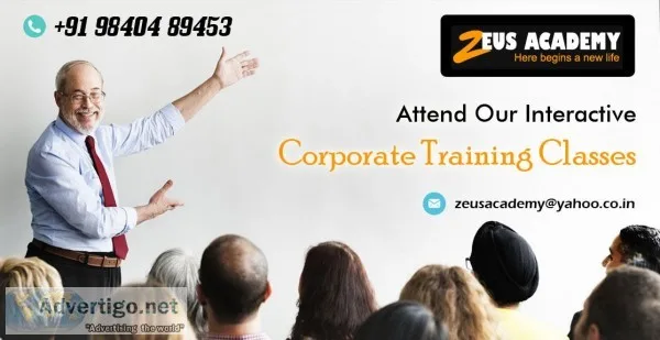 Corporate Training in Chennai  Zeus  Best Training Program