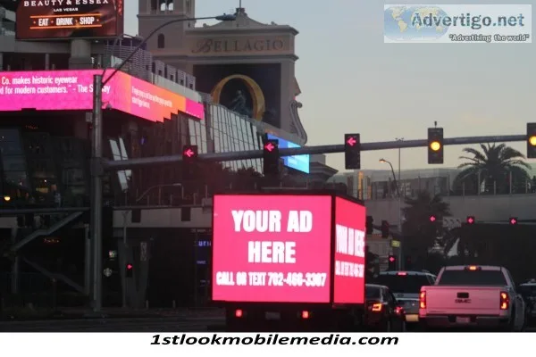 Digital LED Billboard Trucks and Trailers for sale or rent