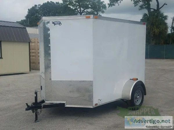 6 x 8 Enclosed Cargo Trailer WV-nose - 11020