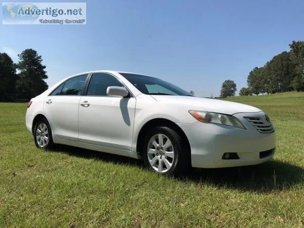2008 Toyota Camry White Sedan
