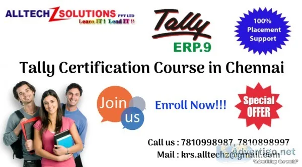 Tally ERP9 Course in Chennai