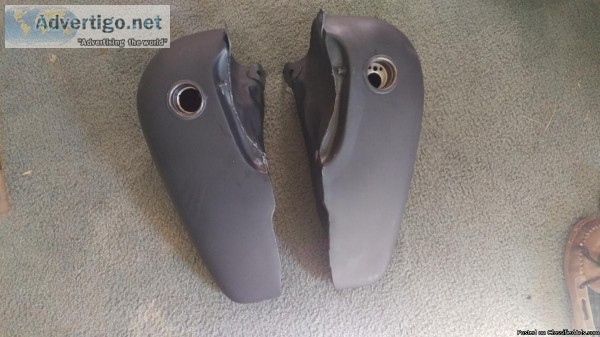 Harley Davidson early style fat bob tanks