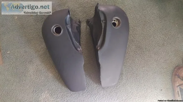 Harley Davidson early style fat bob tanks