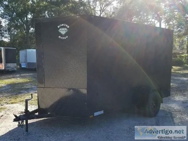 6 x 12 Custom Enclosed Cargo Trailer WCustom Options - 69811