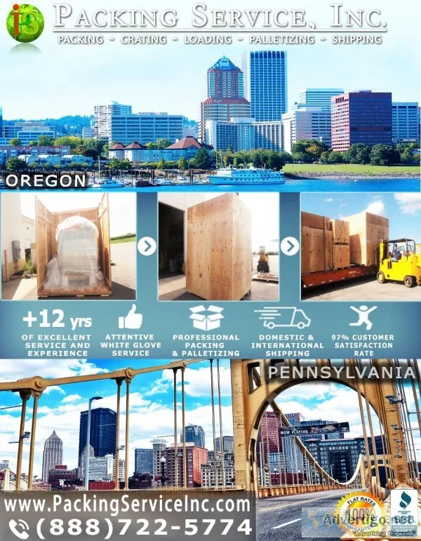 Packing Service Inc Denver CO - Wooden Crates Palletizing Boxes
