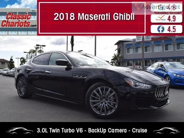 Used 2018 Maserati Ghibli for Sale in San Diego - 19341r