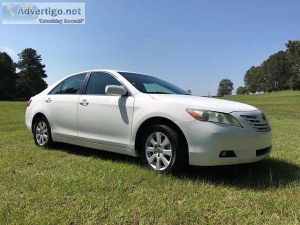2008 Toyota Camry White Sedan