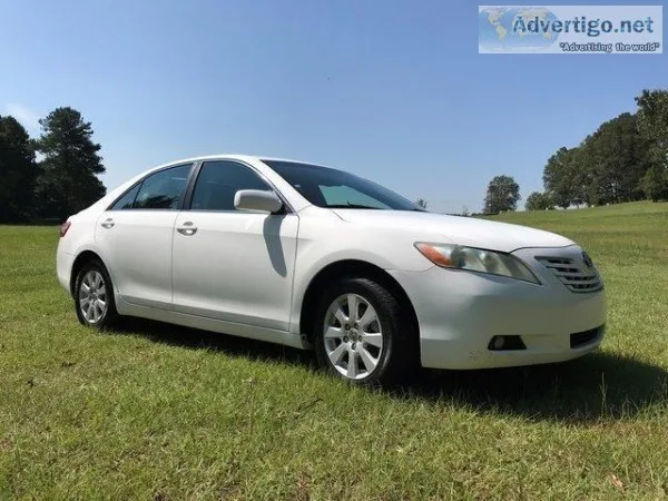 2008 Toyota Camry White Sedan