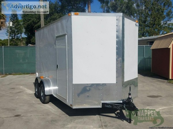 12" EXTRA TALL...7x14 Enclosed Trailer