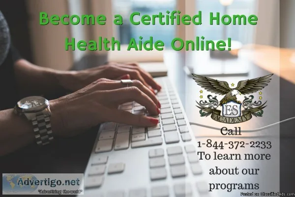 Online Home Health Aide class.